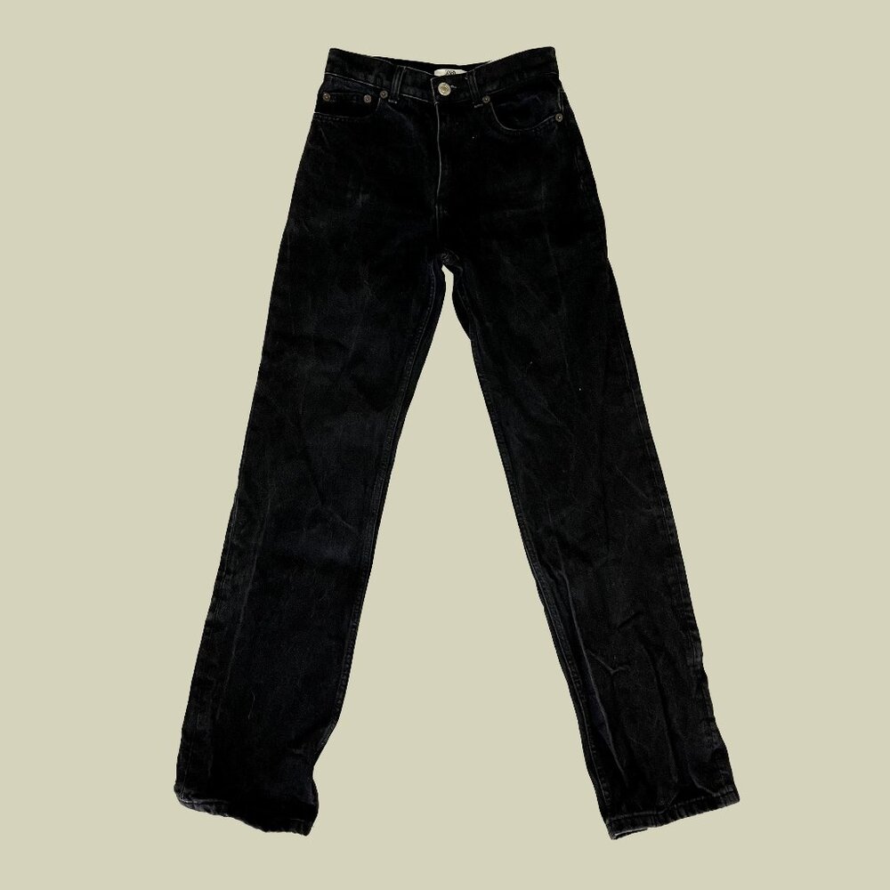 Zara Black Straight Leg Jeans